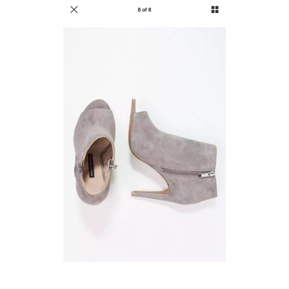 french Connection Gray suede Booties 9
